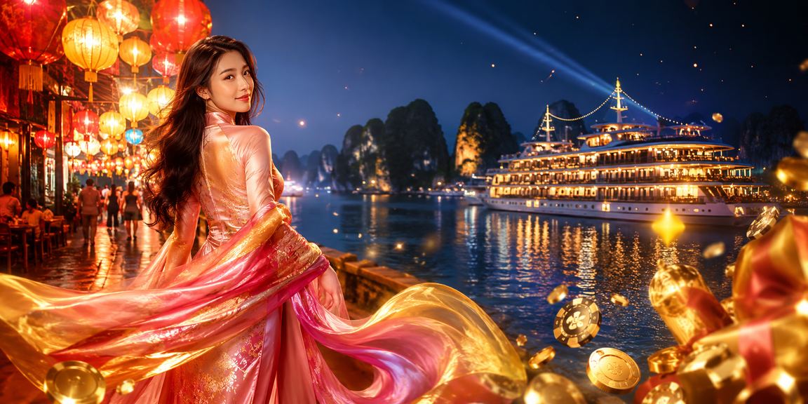 Phong cảnh Hạ Long và không gian giải trí casino sôi động